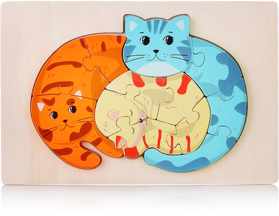 Пазл-вкладыш «Котики»