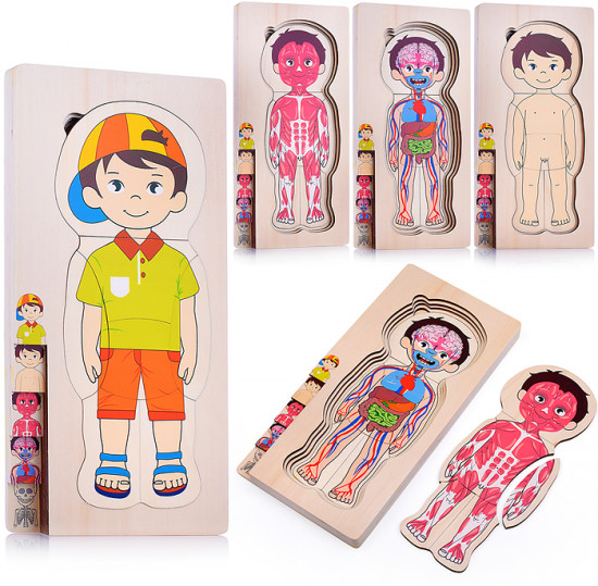 Пазл-вкладыш «Мальчик»