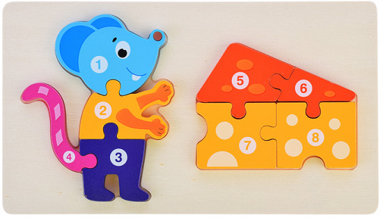 Пазл-вкладыш «Мышкин дом»