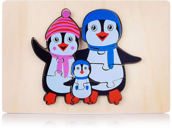 Пазл-вкладыш «Пингвины»