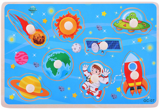 Пазл-вкладыш «Полет в космос»