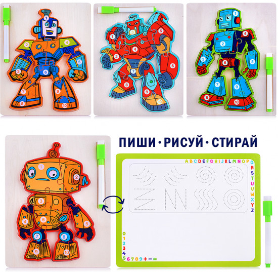 Пазл-вкладыш «Робот»