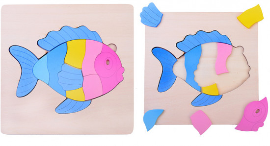 Пазл-вкладыш «Рыбка»