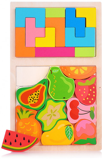 Пазл-вкладыш «Фруктовое ассорти»