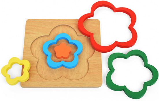 Пазл-вкладыш «Цветок»