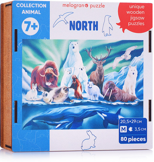 Пазл «Животные севера»