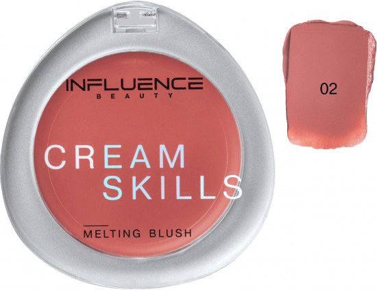 Румяна кремовые «Cream Skills», тон 02 Пыльно-розовый