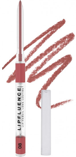 Карандаш для губ «Lipfluence», тон 08 Нюд натуральный розовый