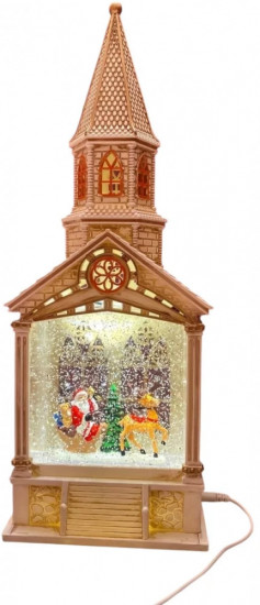 Музыкальный светильник-церковь