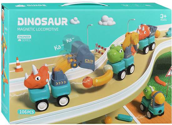 Конструктор магнитный «Динозавры»