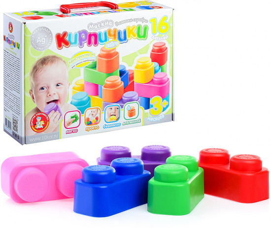 Конструктор «Мягкие кирпичики»