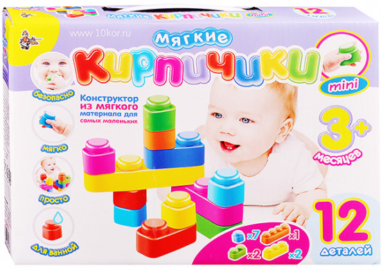 Конструктор «Мягкие кирпичики»