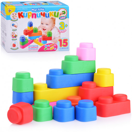 Конструктор «Мягкие кирпичики»