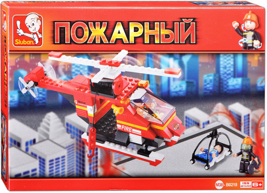 Конструктор  «Пожарный вертолет»