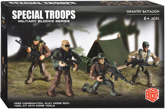 Конструктор «Военный спецназ. Пехотный батальон»
