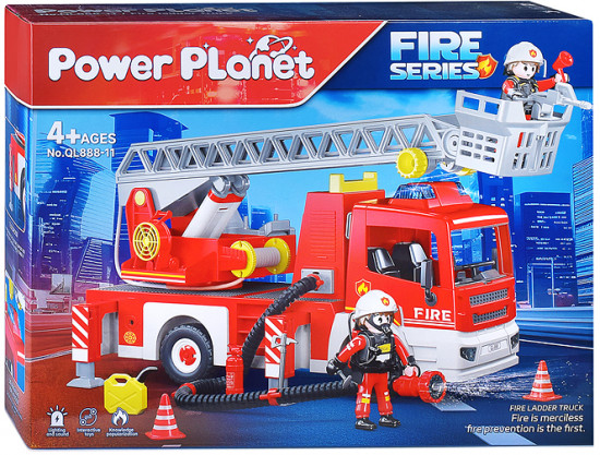 Конструктор «Пожарная машина с раздвижной лестницей»