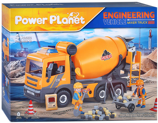 Конструктор «Спецтехника. Раздвижной автобетоносмеситель»