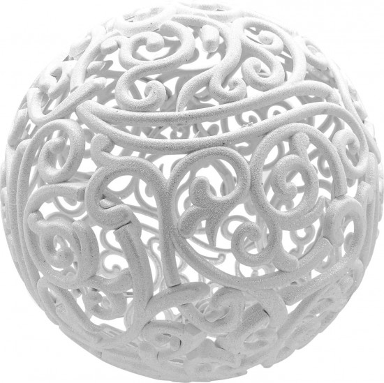 Шар ажурный с блеском «Снежная королева»