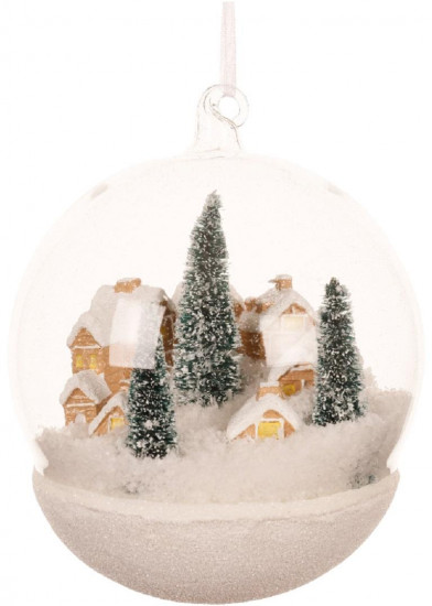 Шар с домиками внутри