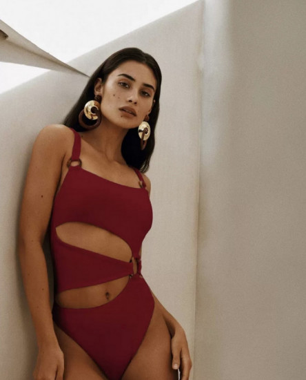 Купальник слитный женский