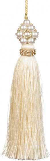 Украшение новогоднее с камнями  «Кисточка»