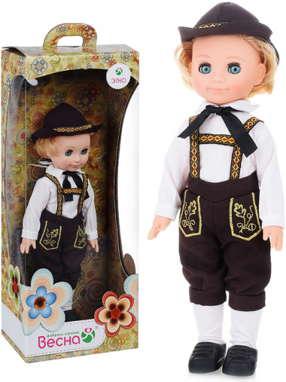 Кукла «Мальчик в баварском костюме»