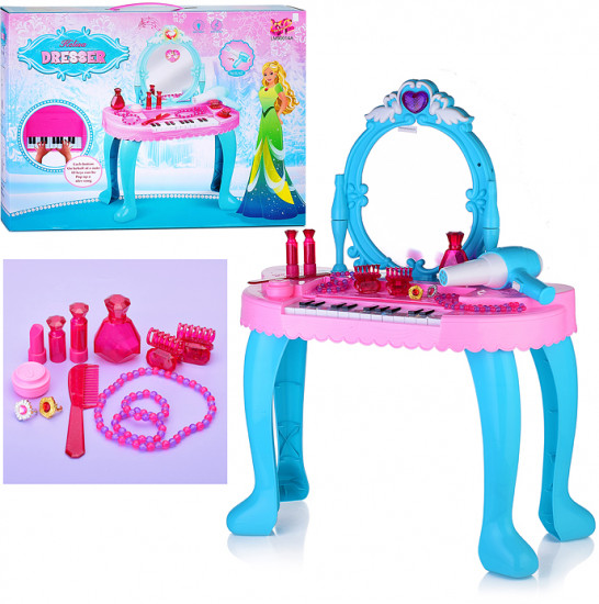 Набор игровой со светом и звуком «Туалетный столик-пианино. Девичьи секреты»