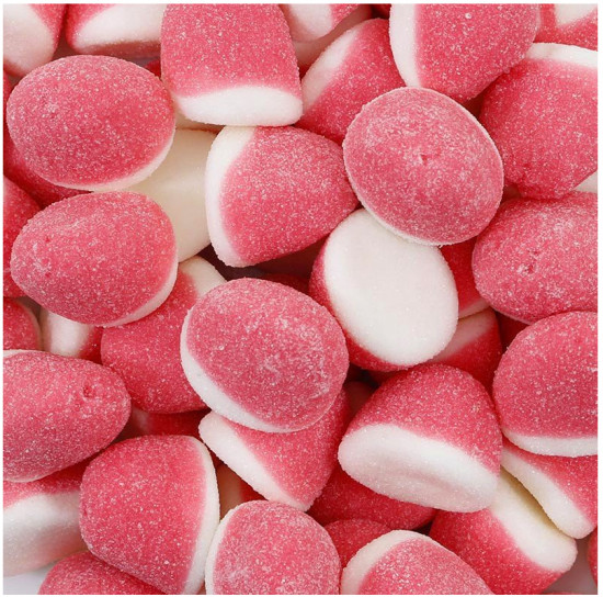 Мармелад жевательный «Клубника со сливками в сахаре без обсыпки»