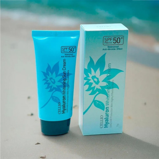 Крем для лица SPF50 «Hyaluron Whitening Sun Cream»