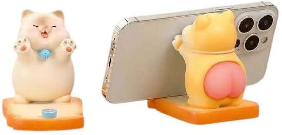Подставка для телефона «Весёлый котик»