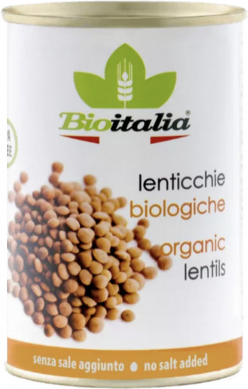 Чечевица органическая консервированная