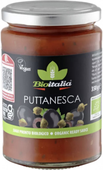 Органический соус томатный «Puttanesca»