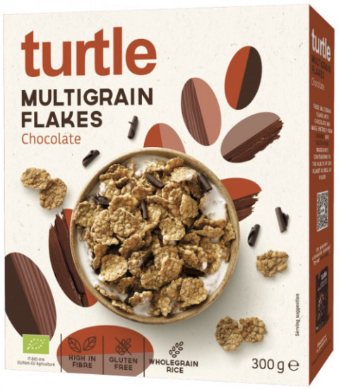 Органический готовый завтрак без глютена «Хлопья с темным шоколадом»