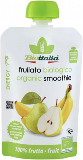 Пюре органическое из груши и банана