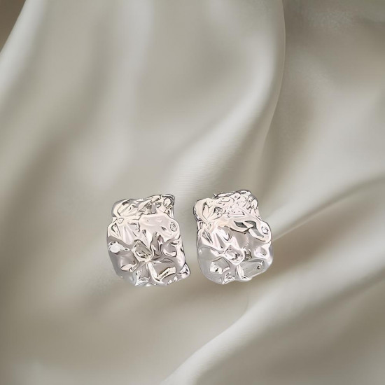 Фактурные серьги