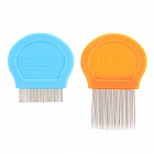 Расческа-гребешок, (набор 2 шт), с короткими и длинными зубьями, 9 Х 6,5 см