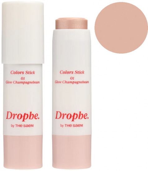 Румяна-стик для лица «Drop Be», оттенок 01 Glow Champagnebeam