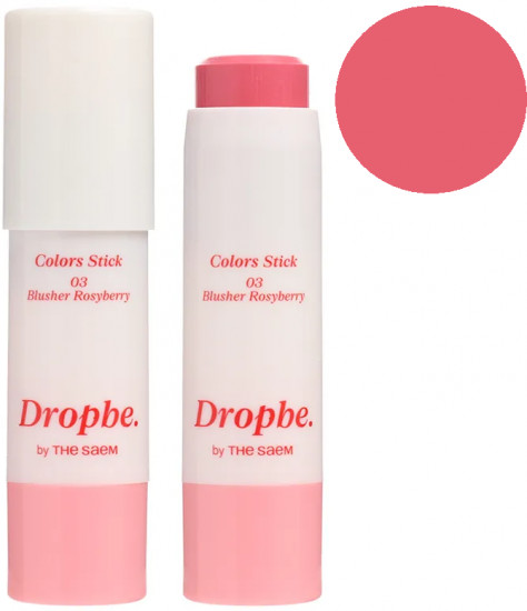 Румяна-стик для лица «Drop Be», оттенок 03 Blusher Rosyberry