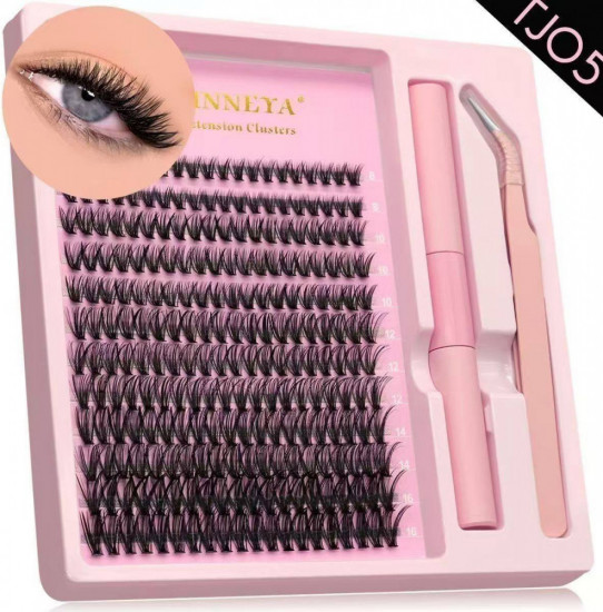 Комплект пучковых накладных ресниц «Groinneya»