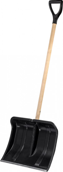 Лопата для снега с черенком «Богатырь»