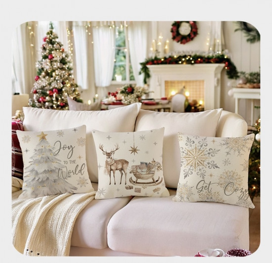 Набор новогодних наволочек