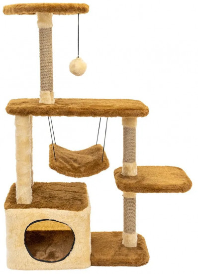 Домик-когтеточка разборный с гамаком «Мира»