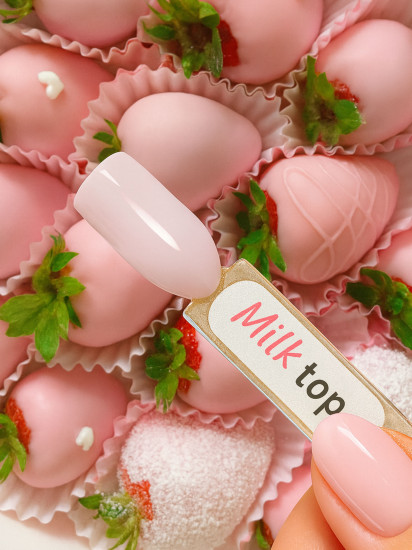 Закрепитель для гель-лака «Milk Top», оттенок ADRI 01