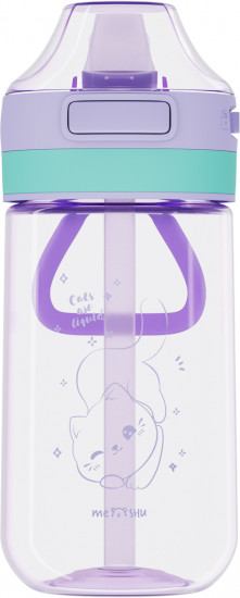 Бутылка для воды с трубочкой «Cat»