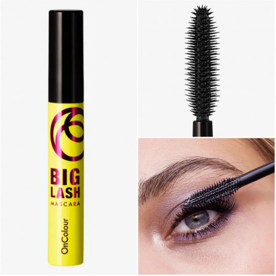 Объёмная тушь для ресниц «OnColour», оттенок Черный