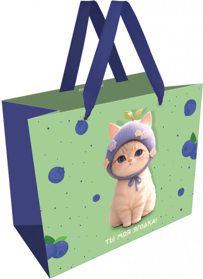 Пакет подарочный «Berry cat»