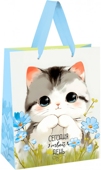 Пакет подарочный «Cute kitten»