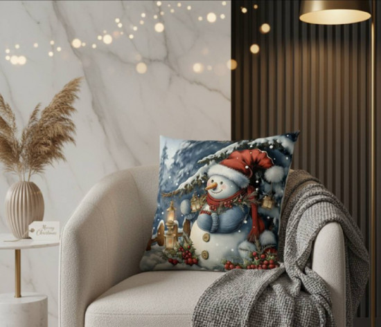 Новогодняя декоротивная наволочка