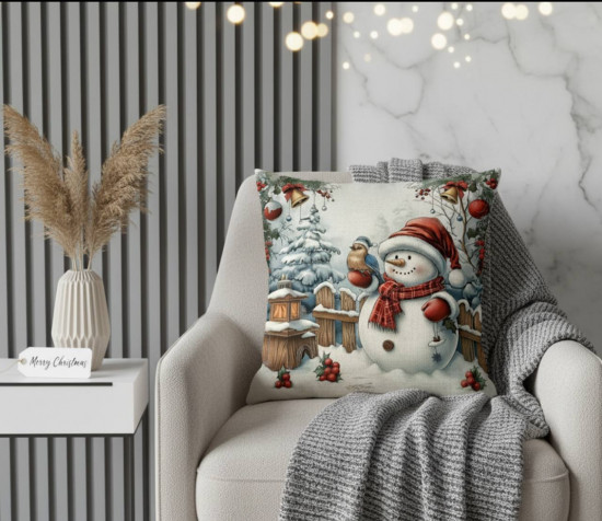 Новогодняя декоротивная наволочка