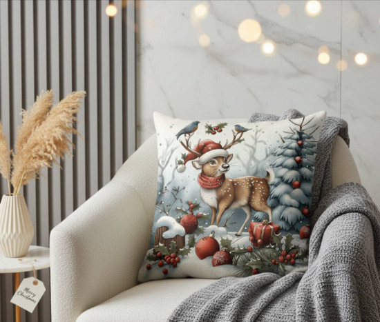 Новогодняя декоротивная наволочка